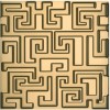 Матовый Versace Greek 3D Pvd Oro 40x40