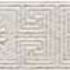 Матовый Versace Greek Listello Bianco 4x80