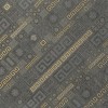 Матовый Versace Greek Stripes Antracite-Oro 40x40